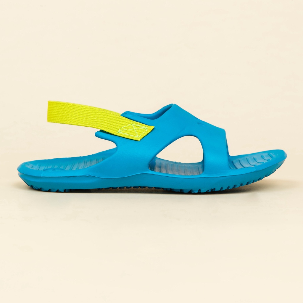 Sandal đi bơi 100 cho trẻ em - Xanh dương/Xanh lá cây NABAIJI mã 8732161