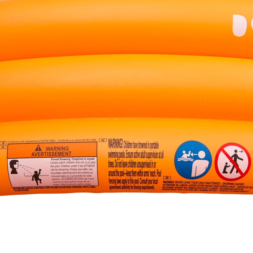 Bể bơi phao ba tầng rộng 152cm, cao 30cm NABAIJI mã 8336101