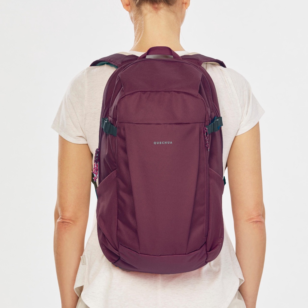 Balô dã ngoại NH100 20 L - Đỏ QUECHUA mã 8731515