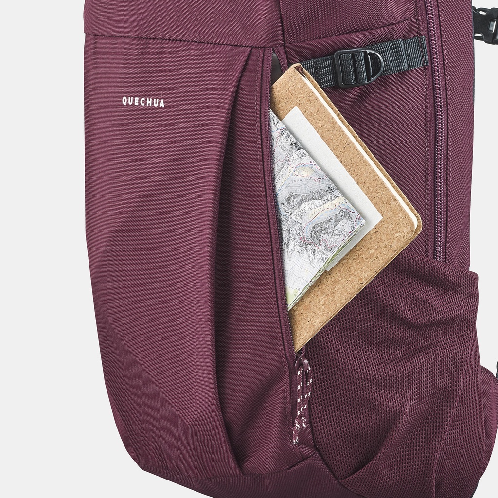Balô dã ngoại NH100 20 L - Đỏ QUECHUA mã 8731515