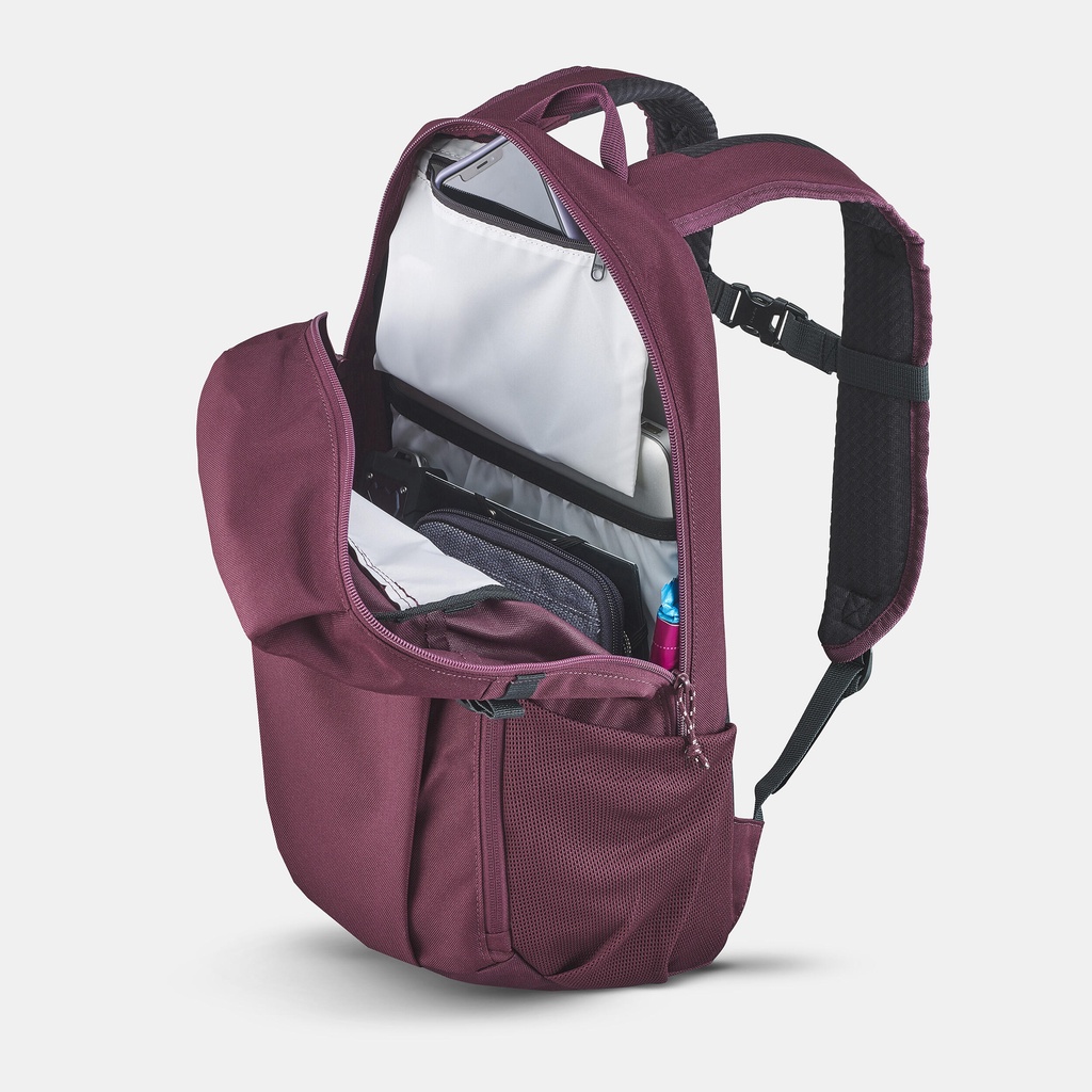 Balô dã ngoại NH100 20 L - Đỏ QUECHUA mã 8731515