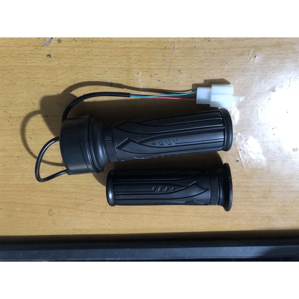 Tay ga xe đạp điện cao su không nút