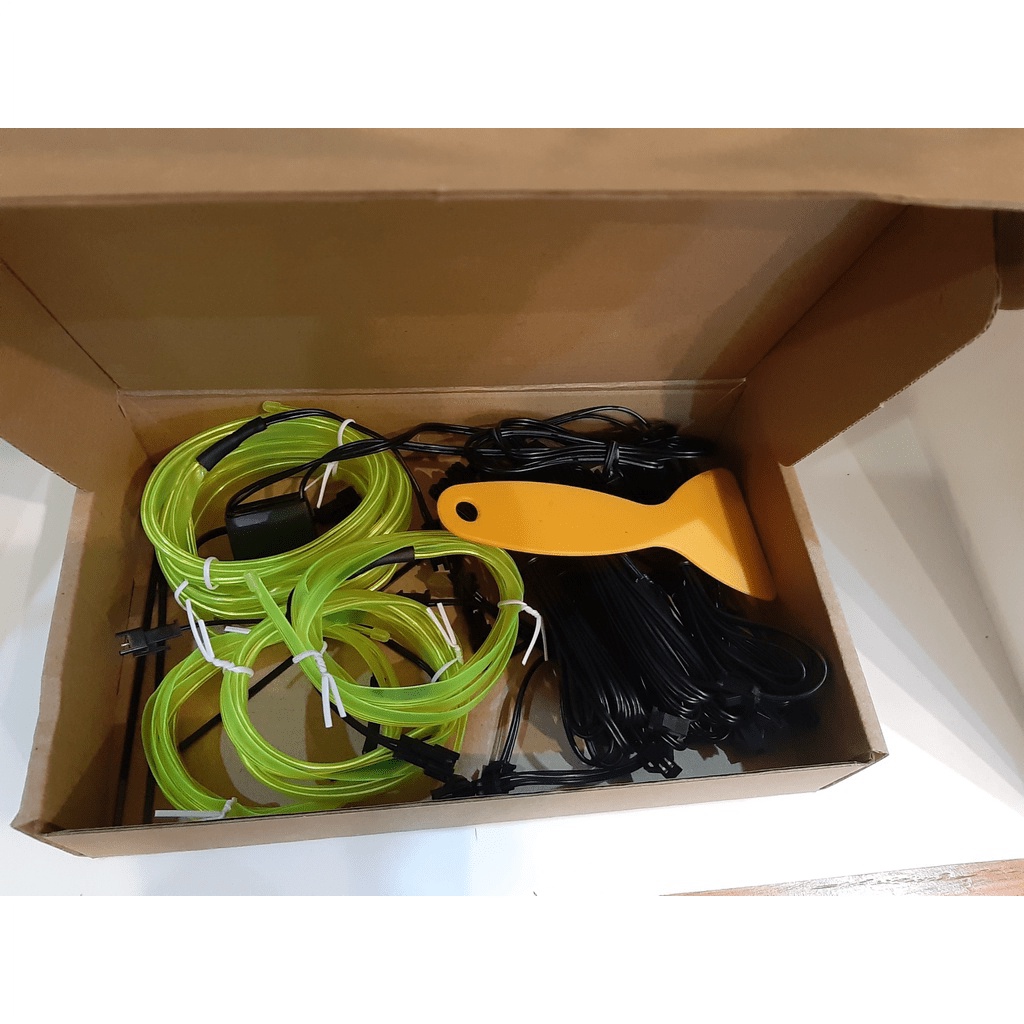 Giá tốt nhất  Dây đèn led đơn sắc ánh sáng lạnh trang trí viền nội thất ô tô, xe hơi tiện dụng