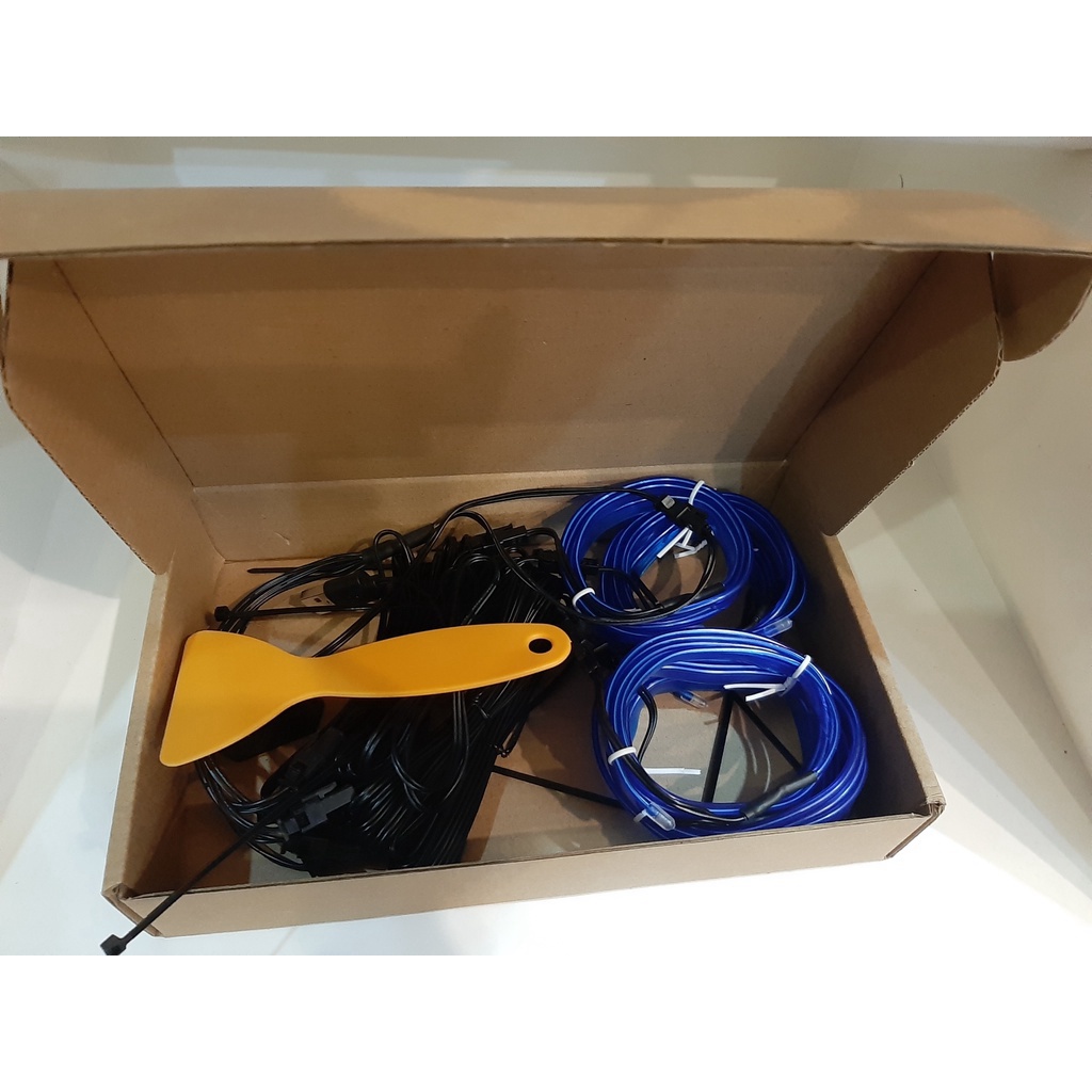 Giá tốt nhất  Dây đèn led đơn sắc ánh sáng lạnh trang trí viền nội thất ô tô, xe hơi tiện dụng