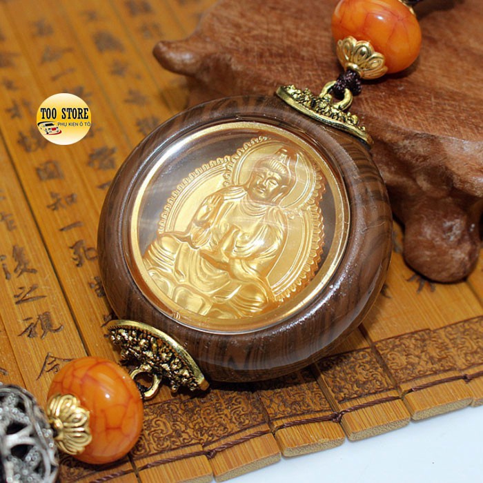 Dây Treo Trang Trí Xe Hơi Tượng Phật Bồ Tát Mang May Mắn An Toàn Lái Xe Ô Tô TOO-STORE