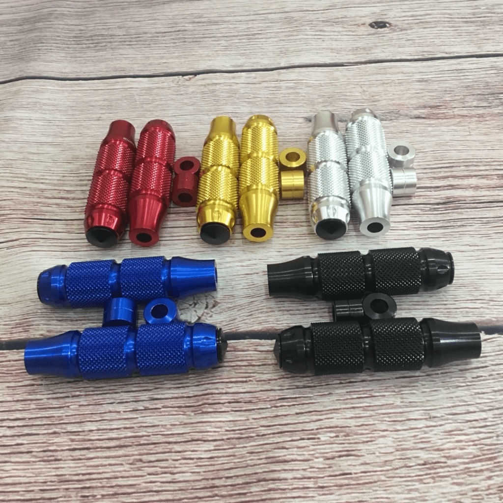 GÙ NHÁM GAI CHỐNG ĐỔ KIÊM GÁC CHÂN DÀNH CHO XE MÁY XE ĐẠP ĐIỆN