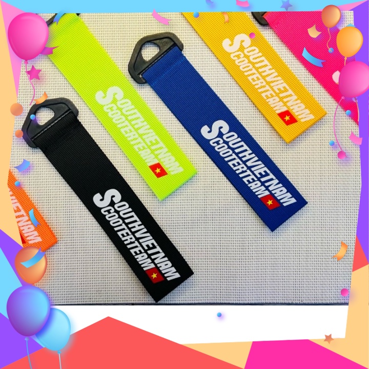 Móc khóa trang trí dây cảng SouthVietNam Tặng Kèm Dây Rút