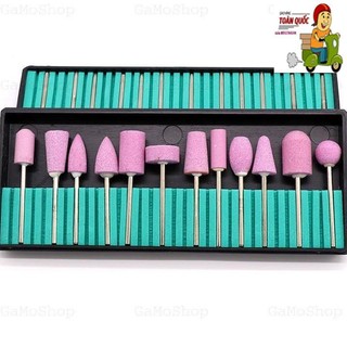 Bộ 12 đầu mài dùng cho máy khoan mài mini chân 2,35mm