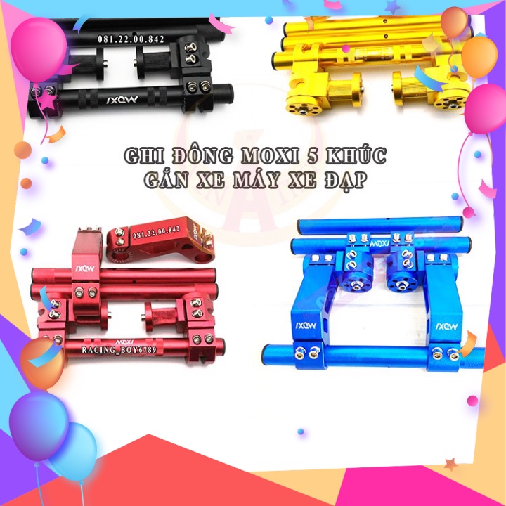 GHI ĐÔNG 5 KHÚC LẮP XE MÁY, XE ĐẠP ĐIỆN