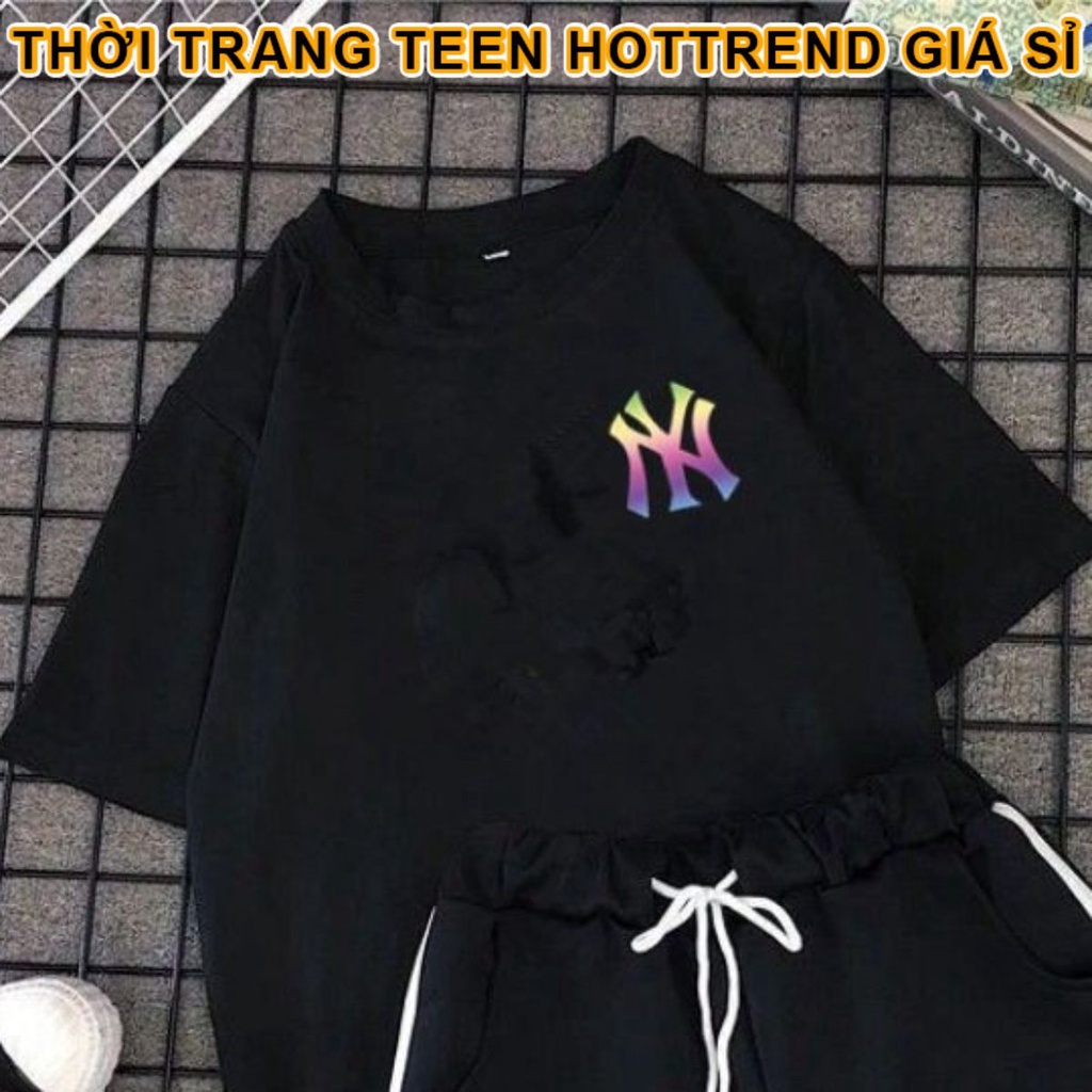 Áo phông logo NY phản quang giá rẻ