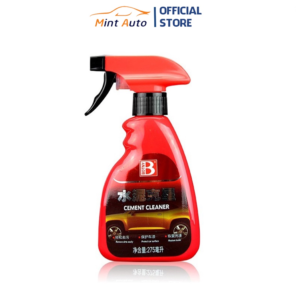 Chai xịt tẩy xi măng dính trên ô tô Cement Cleaner Botny B-2085 an toàn hiệu quả dung tích 275ml