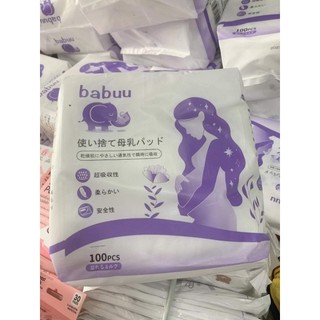 Bich 100 miếng lót thấm sữa babuu tiện dụng siêu thấm, dùng một lần