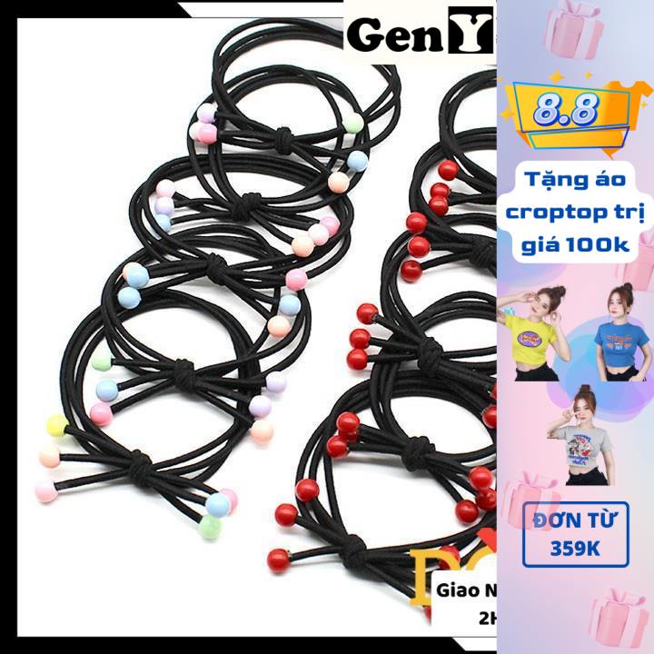 Dây buộc tóc hạt cherry CT33