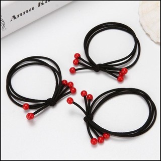 Dây buộc tóc hạt cherry CT33