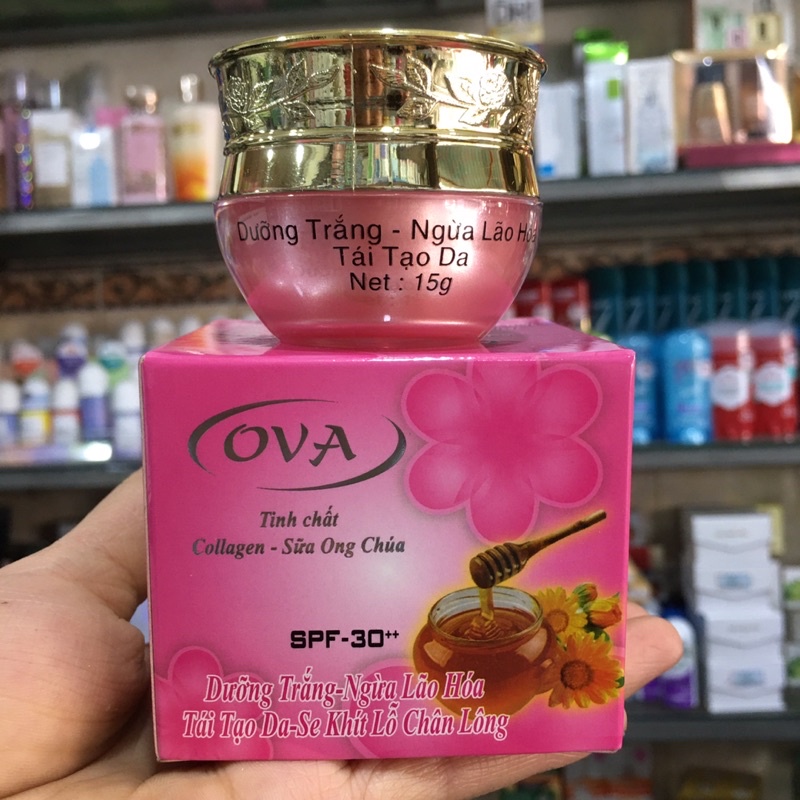 Kem ova tinh chất collagen - sữa ong chúa 15g
