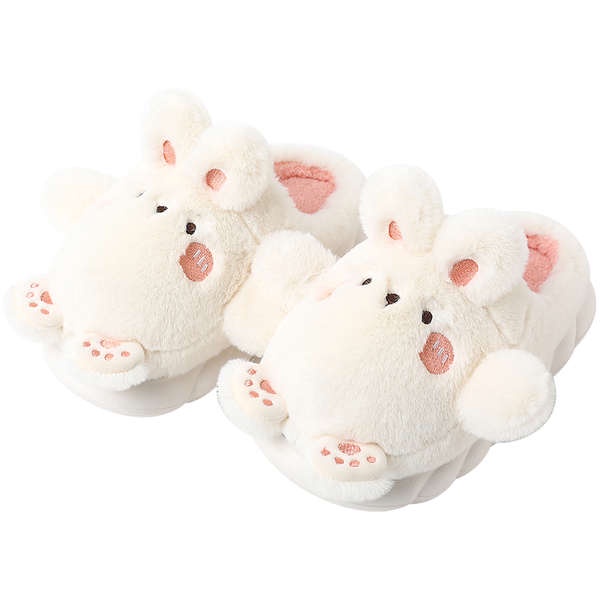 Dép Cotton Đế Dày Thời Trang Mùa Đông Dành Cho Nữ