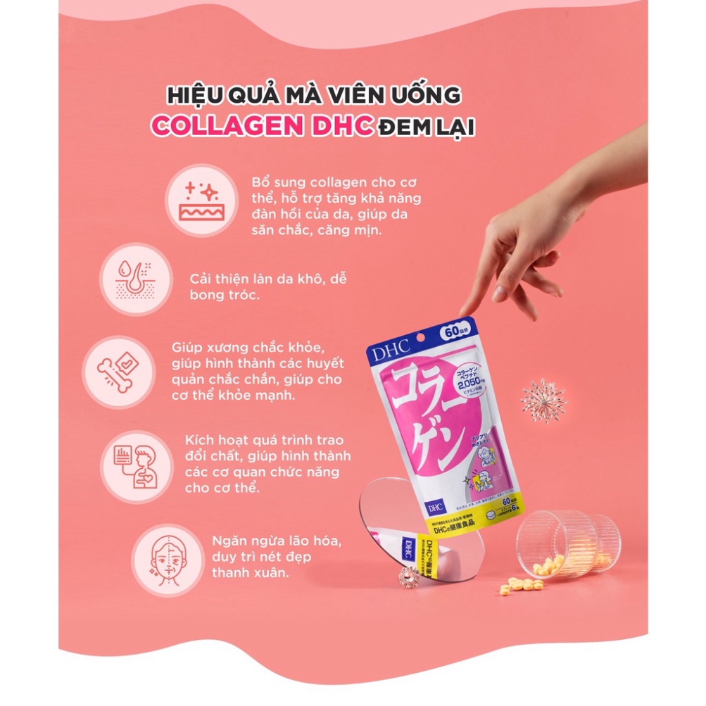 Viên uống chống lão hóa đẹp da DHC Collagen Nhật Bản 30 Ngày