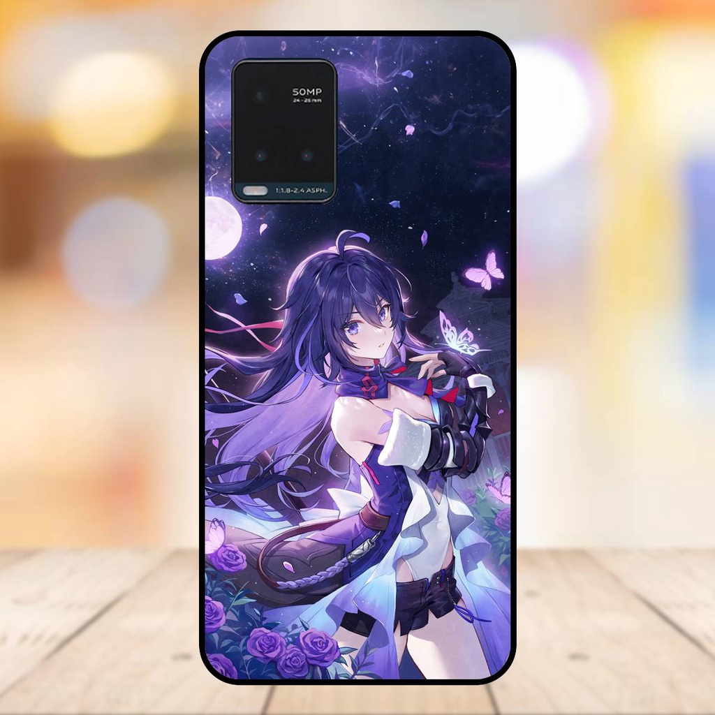 Ốp lưng điện thoại Vivo Y21s, Y33s viền đen Seele Honkai Star Rail