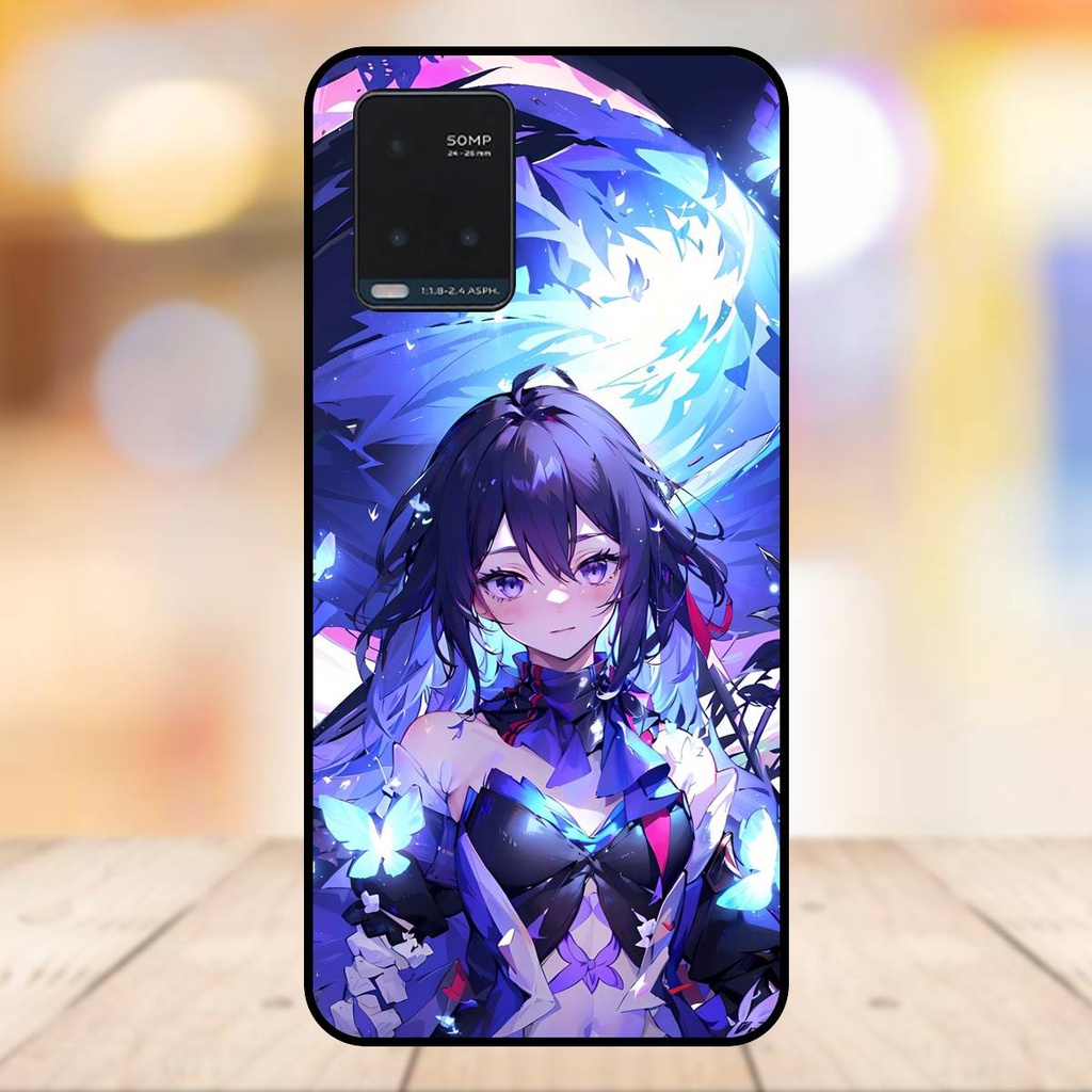 Ốp lưng điện thoại Vivo Y21s, Y33s viền đen Seele Honkai Star Rail