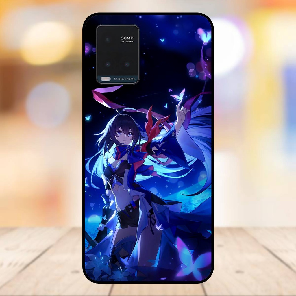 Ốp lưng điện thoại Vivo Y21s, Y33s viền đen Seele Honkai Star Rail