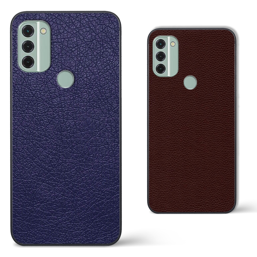 Ốp Nokia C31 mặt lưng in hình giả da siêu đẹp, siêu sang