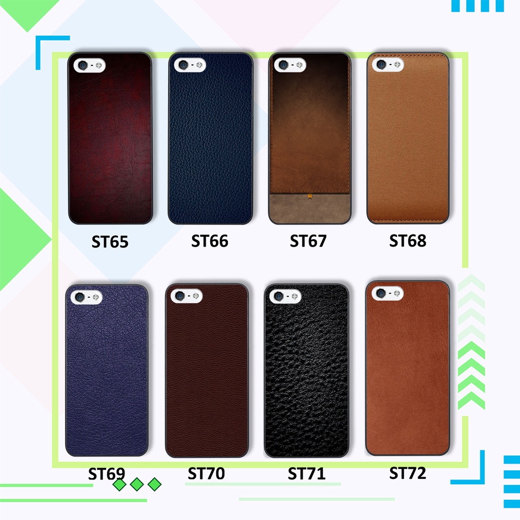 Ốp Iphone 5 / 5s mặt lưng in hình giả da siêu đẹp, siêu sang