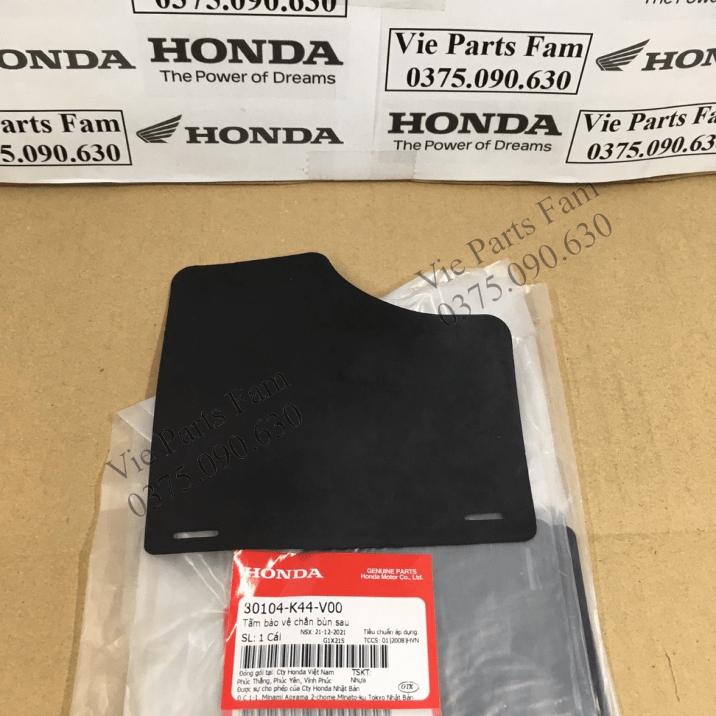 Cao su chắn bùn che máy Vision 2015-2020, hàng din honda mới 100%