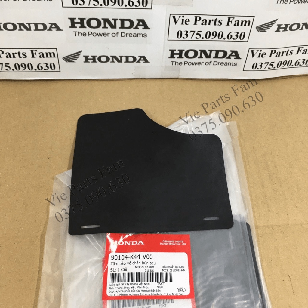 Cao su chắn bùn che máy Vision 2015-2020, hàng din honda mới 100%