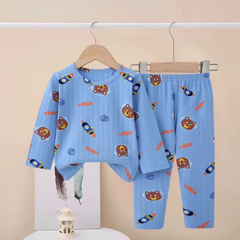 Bộ QC kháng khuẩn gừng cao cấp bé size nhỡ 15-23kg