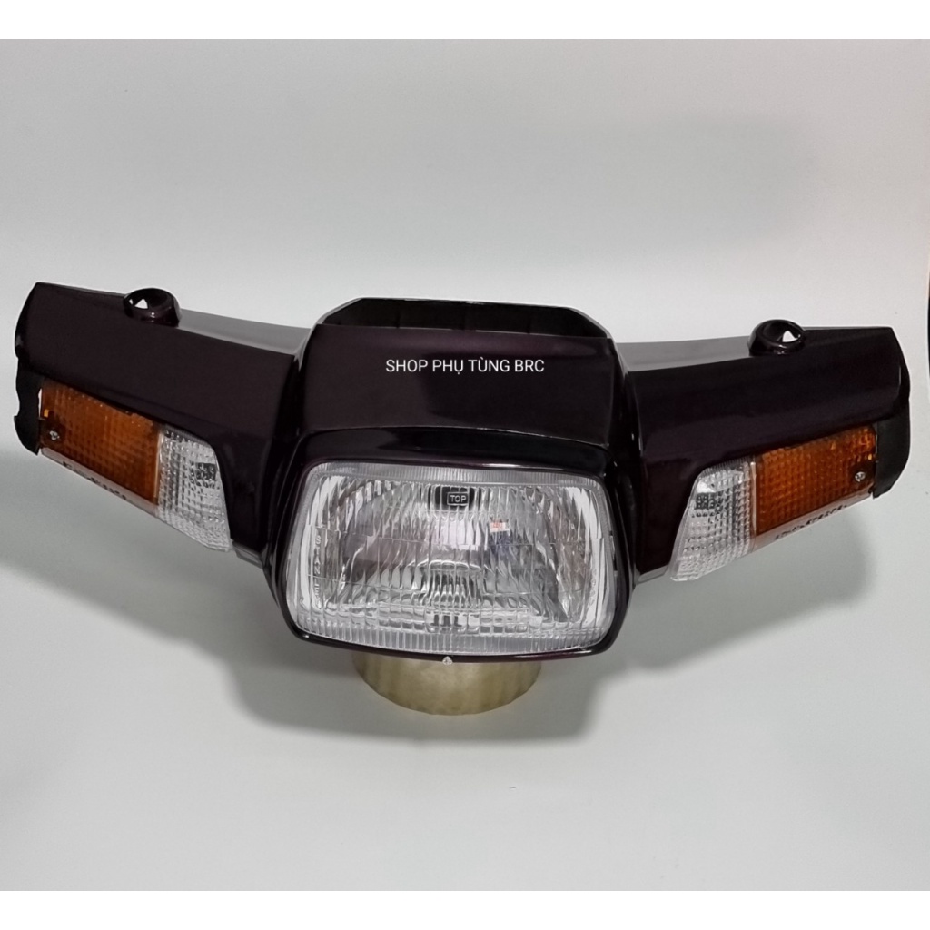 Bộ đầu đèn xe Super Dream đầu bằng, xe DREAM II