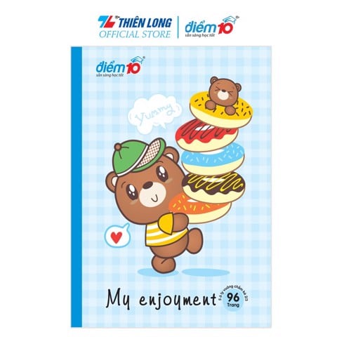 Tập học sinh 96 trang 5 ô ly vuông 100 gsm Điểm 10 TP-NB075