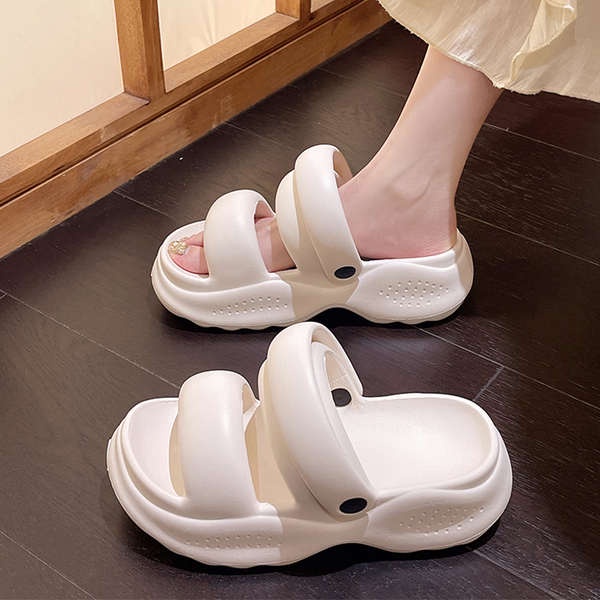 Giày Sandal Đế Dày Thời Trang Đi Biển Cho Nữ