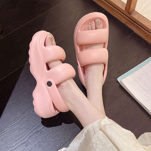 Giày Sandal Đế Dày Thời Trang Đi Biển Cho Nữ