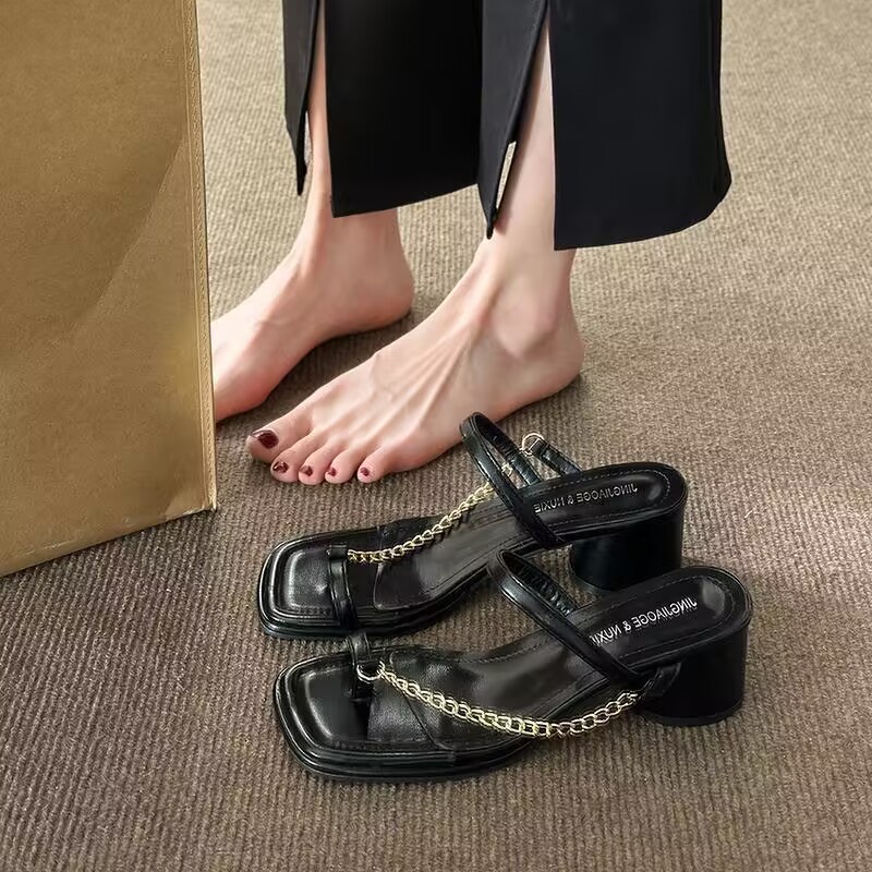 Sandal Hở Ngón Thiết Kế Mới Thời Trang Theo Phong Cách Pháp 2023 Dành Cho Nữ