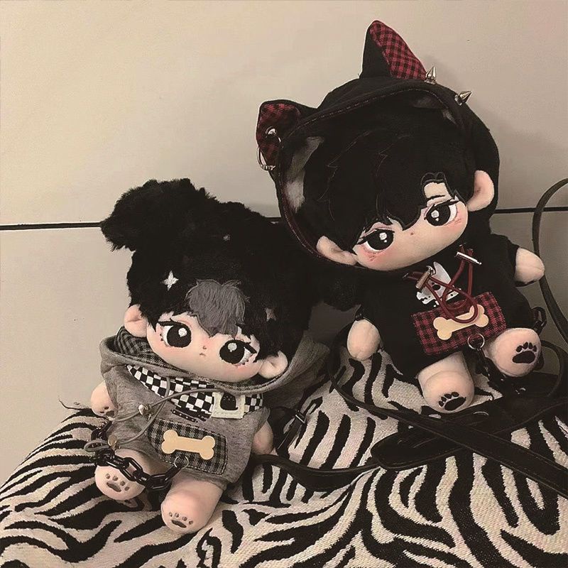 Cheese bubble khẩn cấp hành động búp bê quần áo búp bê bông 20cm quần áo búp bê ban đầu áo len dễ thương chó sói con