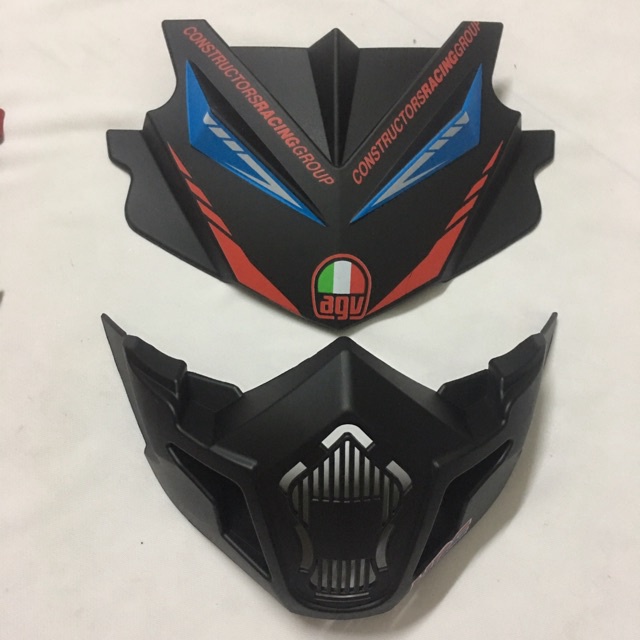 Mão sừng exciter và mặt nạ winner