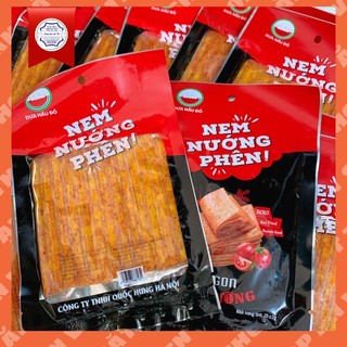 Snack nem nướng phên