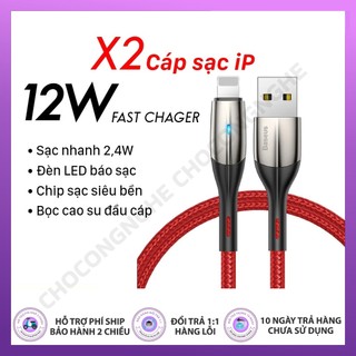 Cáp sạc Baseus - Hỗ trợ sạc nhanh cho iP - Siêu bền - Chống gãy đầu cáp.