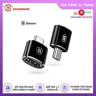 🌟chính hãng🌟 đầu chuyển đổi otg usb type c sang usb a baseus