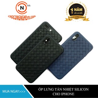 🌟CHÍNH HÃNG🌟 Ốp đan lưới silicon tản nhiệt dành cho tất cả các dòng Iphone BẢO HÀNH ĐỔI MỚI