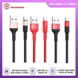 Dây cáp Sạc Nhanh Micro USB Hoco X26/X30 Dây Dù Chông Đứt cho Samsung Oppo Vivo Realme Xiaomi Android