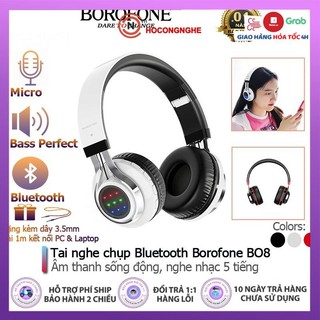 🌟CHÍNH HÃNG🌟 Tai nghe chụp tai Bluetooth Borofone BO headphone không dây, nghe nhạc 5 tiếng, hỗ trợ khe thẻ nhớ - CCN