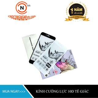 [GIÁ HỦY DIỆT] KÍNH CƯỜNG LỰC FULL MÀN 10D TÊ GIÁC LOẠI 1 iPhone 7 trắng/đen iPhone XR