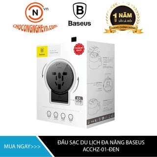Bộ sạc nhanh du lịch đa năng baseus 2 in 1