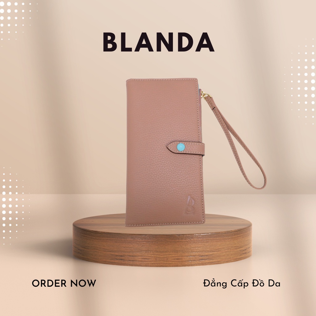 Ví nữ dài cầm tay cao cấp thiết kế độc đáo đẹp mắt thời trang nhiều ngăn tiện dụng 9VNDP61