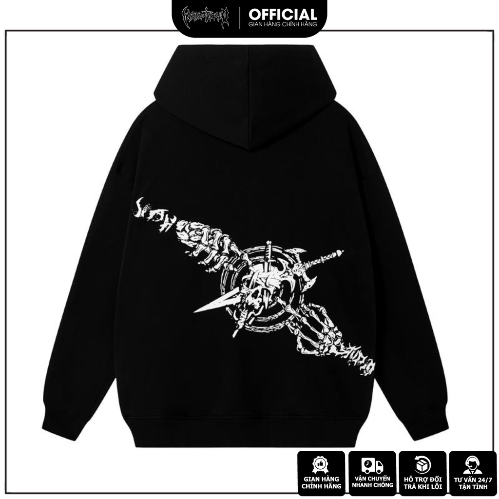 Áo Hoodie VAH STUDI WINGS Nam Nữ Cao Cấp, Chất Vải Nỉ Thoáng Mát, Thấm Hút Mồ Hôi, Không Phai Màu, Tôn Dáng Chuẩn