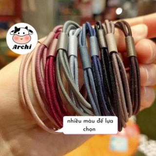 Dây buộc tóc, chun buộc tóc 3 sợi siêu bền,siêu đẹp,