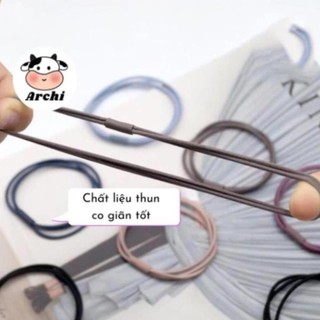 Dây buộc tóc, chun buộc tóc 3 sợi siêu bền,siêu đẹp,