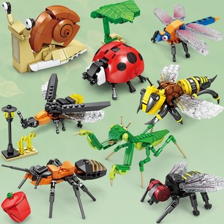 Bộ đồ chơi lắp ráp lego mô hình côn trùng thú vị cho bé