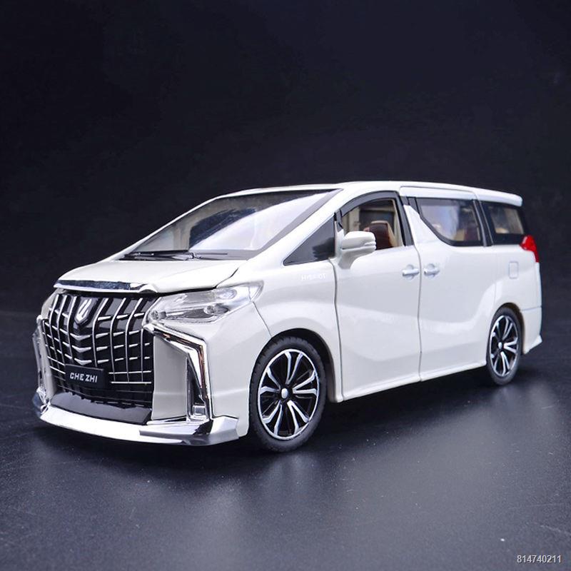 ✾♟❇1:24 Toyota Alpha xe ô tô cỡ lớn mô hình mô phỏng xe kinh doanh bộ sưu tập hợp kim đồ trang trí
